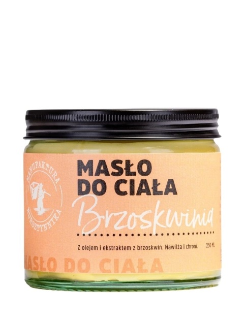 Masło do ciała Brzoskwinia 250 ml - Manufaktura Bursztynnika Masło do ciała Brzoskwinia 250 ml - Manufaktura Bursztynnika