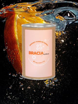 Musujący puder do kąpieli Oranżeria 300 g – Bracia Mydlarze