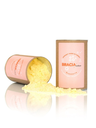 Musujący puder do kąpieli Oranżeria 300 g – Bracia Mydlarze