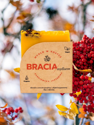 Mydło naturalne - Kurpiowska jarzębina 100 g – Bracia Mydlarze