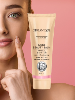 Krem upiększający dla skóry suchej i normalnej Nude Beauty Balm 30 ml – Organique