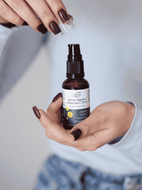 Serum olejowe witamina C 10% 30 ml – Your Naturals Side, produkt otwarty Serum olejowe witamina C 10% 30 ml – Your Naturals Side, produkt otwarty