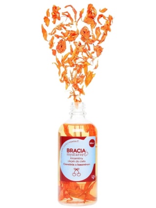 Aksamitny olejek do ciała Czereśnia z kaszmirem 100 ml – Bracia Mydlarze
