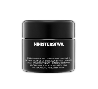 Cukier+kwas bursztynowy - maska-krem na na noc 50 ml – Ministerstwo.