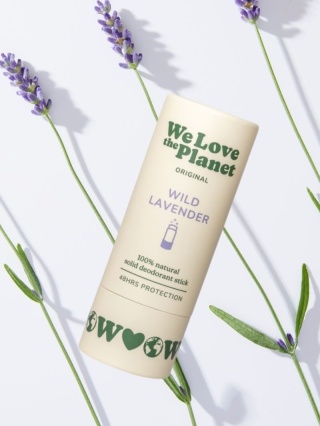 Dezodorant w sztyfcie WIld Lavender (Lovely Lavender), certyfikowany, bez aluminium 40 g – We Love The Plane