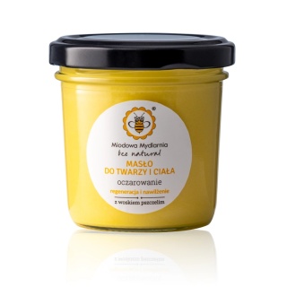 Masło do twarzy i ciała Oczarowanie 65 g – Miodowa Mydlarnia