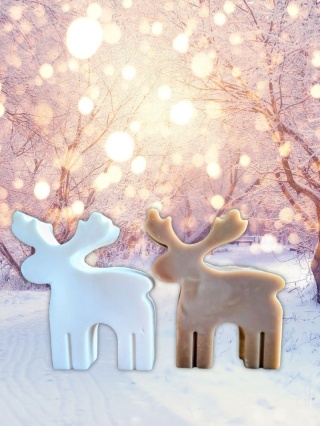 Mydło glicerynowe Biały Renifer White(Reindeer soap) 70 g - Idunn Naturals