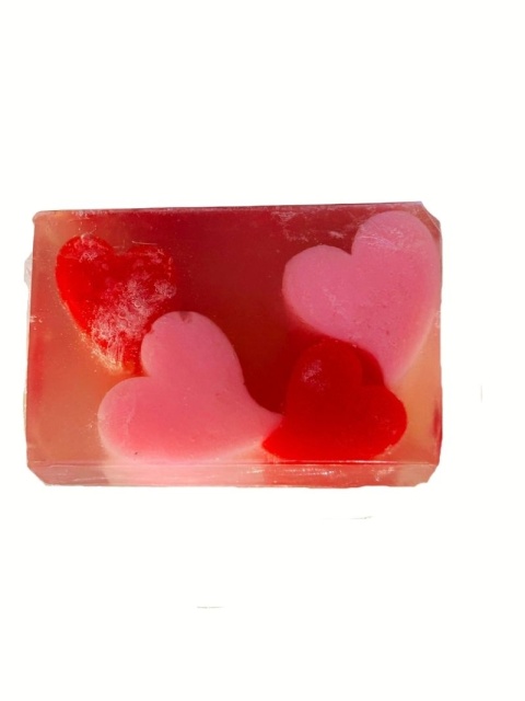 Mydło glicerynowe ozdobne Serca ok. 100 g – Kanu, produkt