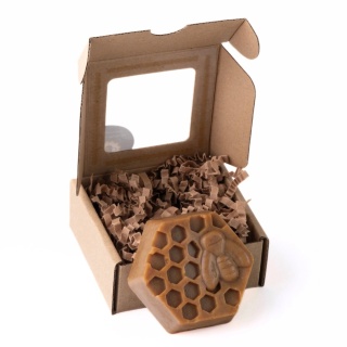 Mydło naturalne propolisowe 65 g – Miodowa Mydlarnia