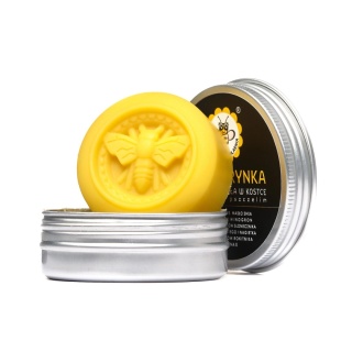 Balsam do ciała w kostce Mandarynka 40 g – Miodowa Mydlarnia