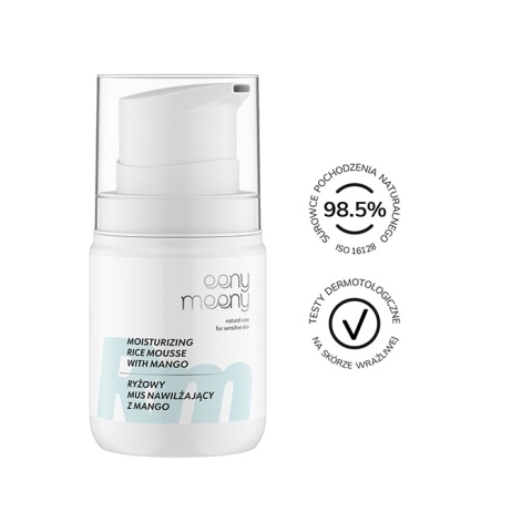 Ryżowy mus nawilżający z mango 50 ml –prezentacja produktu