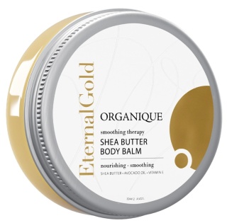 Wygładzający balsam z masłem Shea Eternal Gold 200 ml – Organique