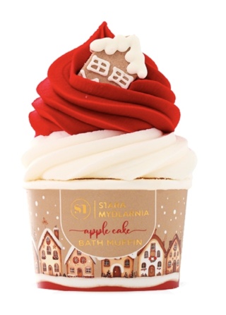 Muffinka do kąpieli Apple Cake - szarlotka 200 g – Stara Mydlarnia