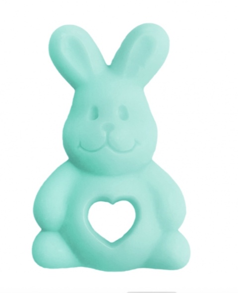 Mydło glicerynowe Zajączek z sercem turkusowy 30 g – Stara Myd;arnia, produkt