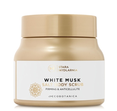 Peeling solny do ciała White Musk 300 g – Stara Mydlarnia, produkr