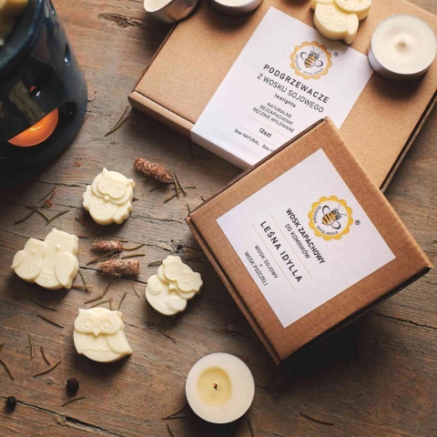 Wosk zapachowy Leśna idylla  70 g – aranżacja