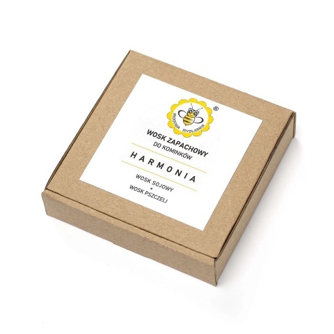 Wosk zapachowy Harmonia 70 g – Miodowa Mydlarnia, produkt w kartoniku