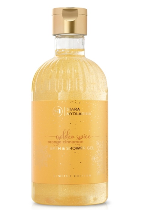 Żel do kąpieli i pod prysznic Golden Spice (orange&cinnamon) 400 ml – Stara Mydlarnia, produkt