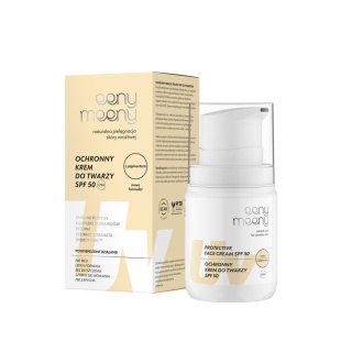 eeny meeny - Ochronny krem do twarzy UVA UVB SPF 50 z pigmentem 50 ml