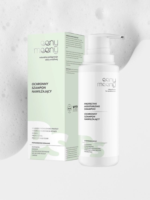 Ochronny szampon nawilżający 200 ml – eeny meeny , pianka w tle