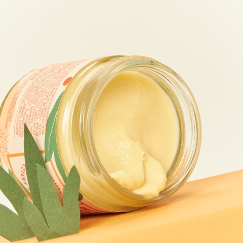Naturalny dezodorant w kremie mandarynkowy bez dodatku sody 60 ml – otwarty produkt