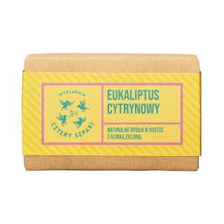 Naturalne mydło w kostce Eukaliptus cytrynowy 110 g – 4 Szpaki