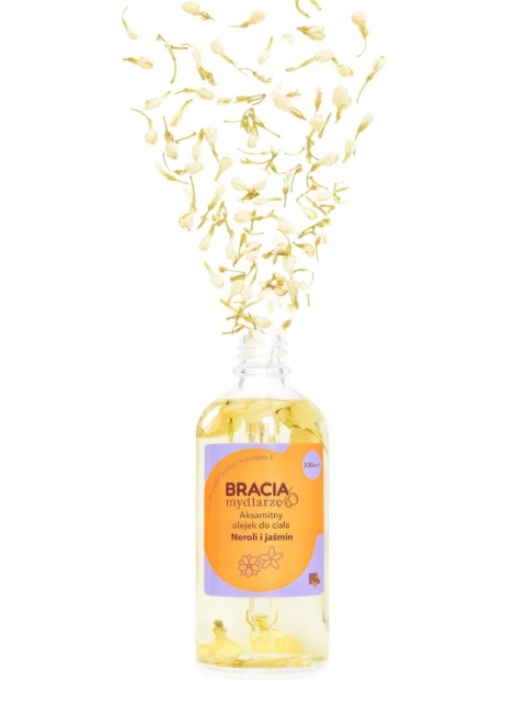 Aksamitny olejek do ciała Neroli i jaśmin 100 ml – Bracia Mydlarze, prezentacja