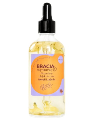 Aksamitny olejek do ciała Neroli i jaśmin 100 ml – Bracia Mydlarze