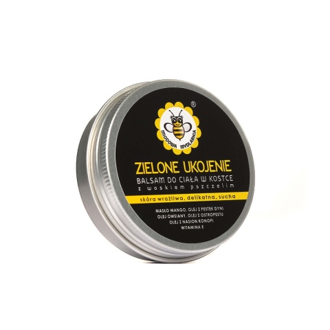 Balsam do ciała w kostce Zielone ukojenie 40 g – puszka