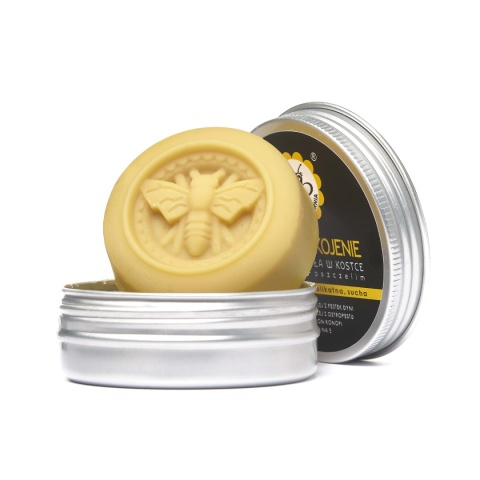 Balsam do ciała w kostce Zielone ukojenie 40 g – Miodowa Mydlarnia, produkt