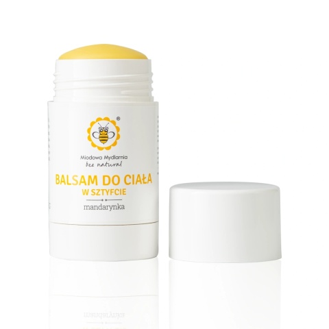 Balsam do ciała Mandarynka - balsam do ciała w sztyfcie 55 g – Miodowa Mydlarnia, produkt