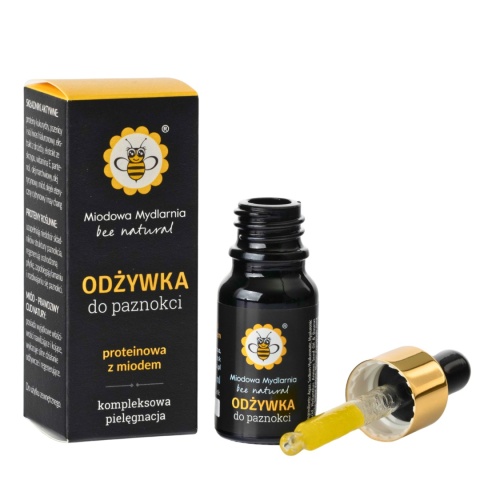 Odżywka do paznokci Proteinowa z Miodem 10 ml  – prezentacja odzywki
