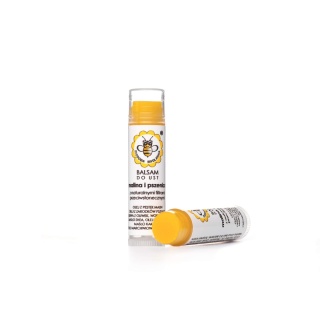 Balsam do ust Malina i Pszenica 5,5 ml – Miodowa Mydlarnia