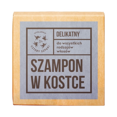 Delikatny szampon do włosów 75 g – 4szpaki, produkt