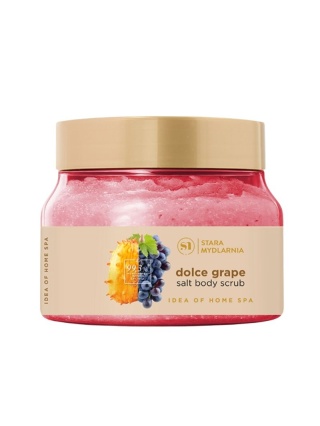 Home SPA Peeling solny do ciała Dolce Grape 360 g – Stara Mydlarnia