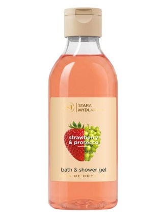 Home Spa żel do kąpieli i pod prysznic Strawberry & Prosecco 250 ml – Stara Mydlarnia