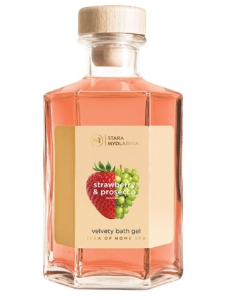Home Spa żel do kąpieli i pod prysznic Strawberry & Prosecco 500 ml – Stara Mydlarnia