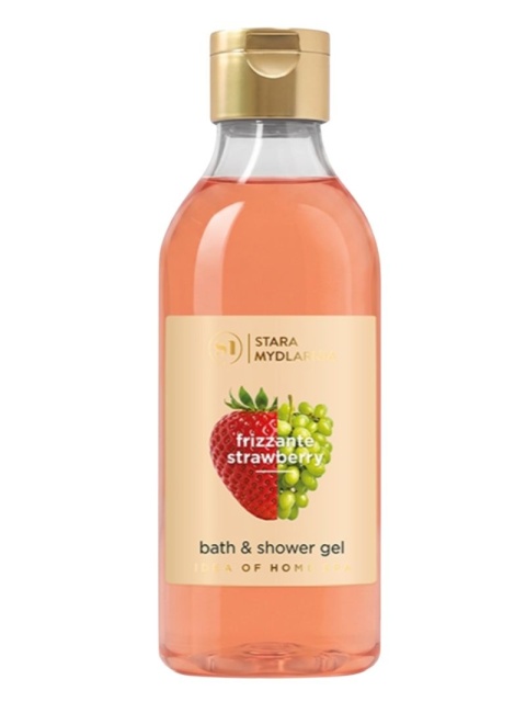 Home Spa Żel pod prysznic i do kąpieli Frizzante Strawberry 250 ml – Stara Mydlarnia, produkt
