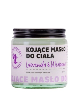 Kojące masło do ciała Lawenda & Werbena 120 ml – Manufaktura Bursztynnika