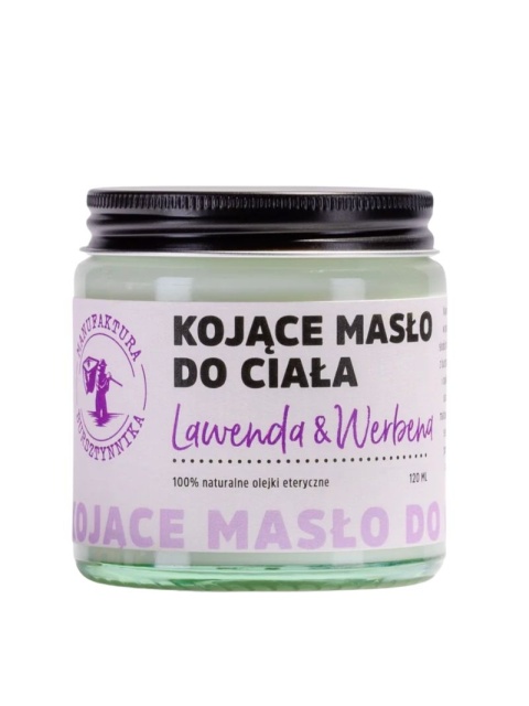 Kojące masło do ciała Lawenda & Werbena 120 ml – Manufaktura Bursztynnika, produkt