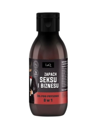 Żel pod prysznic 8w1 - Doberman czarnyn mat 100 ml – Laq