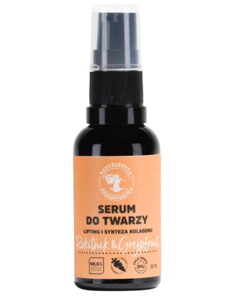 Serum do twarzy Rokitnik & Grejpfrut 30 ml – Manufaktura Bursztynnika