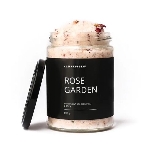 Luksusowa sól do kąpieli Rose Garden 450 g – Almara Soap, produkt