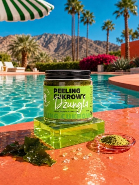 Peeling cukrowy Dżungla 120 ml – Manufaktura Bursztynnika, arażacja