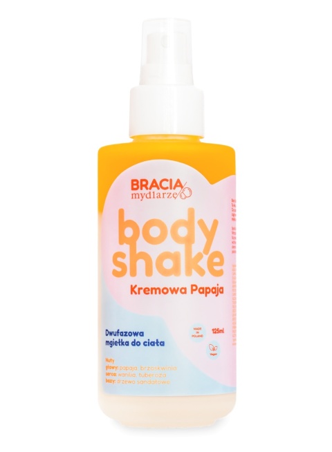 Mgiełka do ciała Kremowa papaja  Body Shake 125 ml – Bracia Mydlarze, produkt