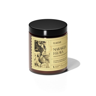 Naturalna świeca zapachowa z serii Four Seasons Marakuja i guava 120 g – Flagolie