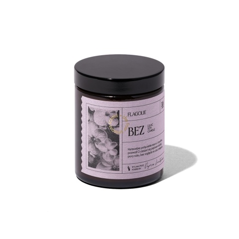 Naturalna świeca zapachowa z serii Four Seasons Bez 120 g – Flagolie, produkt
