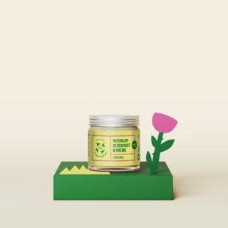 Naturalny dezodorant w kremie Leśna Róża z dodatkiem sody 60 ml – 4szpaki