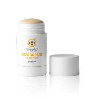 Naturalny dezodorant w sztyfcie Miętowy 42 g – Miodowa Mydlarnia