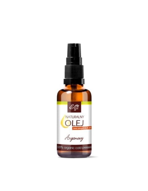 Olej Arganowy BIO 100% Argania spinosa Kernel Oil 50 ml – Etja, produkt, butelka